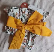 shorts 12 to 18 month new Girls Baileys Blossom Bloomer Floral ruffle Bottom Bow