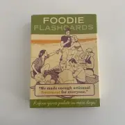 Knock Knock Foodie Flashcards Cooking Culinary Terms Education Card Game Sealed
