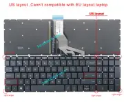 New for HP 15-CB 15-CU 15-DY 17-AE 15-CBxxx,15-CUxxx Keyboard US with-backlit