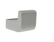 Nicole polished chrome towel hook. Robe hook. Bath accessories.