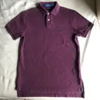 在飛比找蝦皮購物優惠-保證正品 Polo Ralph Lauren 酒紅色 短袖 