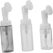 Generic 3pcs Mousse Bottle Foam Soap Travel Shampoo Bottles Body Lotion Foaming Face Wash Travel Size Pump Bottle Foaming Soap Pump Dispenser Liquid Face Soap Dispenser Soap Bottle Plastic
