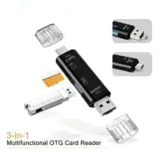 5 In 1 Multifunction Usb Type C/Usb /Micro Usb/Tf Memory Card Reader OTG Adapter