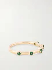 [STONE AND STRAND] STONE AND STRAND - 14-karat Gold Emerald Ring - 7 7 Gold