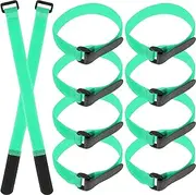 CONGARTENO 25pcs Tie Belt Strap Yoga Stretch Band Mat Gym Slip Straps Yoga Accessories Yoga Strap Pilates Carrying Travel Large Workout Thick Along with Buckle Strap Green Blended
