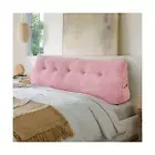 Large Triangular Wedge Headboard Pillow Large Bolster Headboard Back Support ...