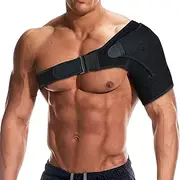 Adjustable Shoulder Brace with Ice Pocket - Compression Support for Pain Relief, Shoulder Stability, and Posture Correction