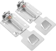 SEWACC 2pcs Adjustable Range Hood Lifting Bracket Heavy Duty Steel Mounting Support for Kitchen Use Versatile Telescopic Hood Hanging Plate Sturdy Stable Installation Tool