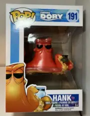 Finding Dory Hank Funko Figure #191 Octopus Vaulted Disney With Pop Protector