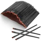 200 Pieces Disposable Angled Eyebrow Brushes Bulk Brow Tint Brushes Eye Makeu