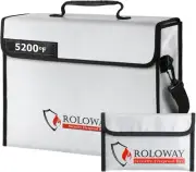 Reliable Fireproof Safe Bag with Water Resistance and Large Capacity Design