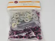 Bulk VTG Zims Pink Cut Iris Owl Eyes 14mm Plastic Safety Amigurumi Craft Doll
