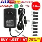 AC 240V to DC 12V 5V 24V 1A 2A 3A Power Supply Transformer Adapter For LED Strip