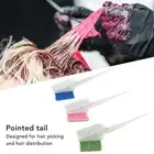 3pcs Double Sided Hair Dye Brush Comb Soft Nylon Hair Highlighting Brush App GBD