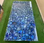 84" x 42" Blue Agate Table Top / Agate Dining Table Top Home Living Decor
