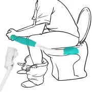 15" Long Reach Comfort Butt Wiper ToolsWiping Wand Toilet Aid for WipingHandi...