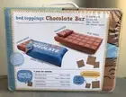 Single bed 4-piece chocolate-bar bed set (sheets, doona cover, pillowcase)