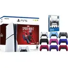 Sony PS5 Slim Disc Spider-Man 2 with Extra Controller and Surge FPS Grip Kit