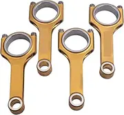 Titanizing Connecting Rods Compatible With Mazda Premacy/Mazda5 2014-2015 2.0L 154.8mm Steel H-Beam ARP2000 Bolts Compatible With SkyActiv PE-VPS 800+HP