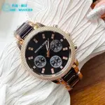 MICHAELKORS女生手錶三眼六針計時腕錶MK手錶熱賣款百搭女錶MK5896MK5774設計錶