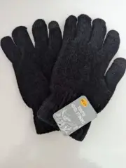 Winter Touchscreen Gloves for Women Chenille Warm 3 Touch Screen Finger