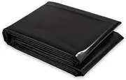 Foldable Fish Pond Liner 3x4m 4x6m 5x8m 8x10m 10x12m Black Pond Tarp Durable Pond Lining for Outdoor Ponds, Water Garden, Streams, Fountains and Waterfall(3x5m(9.8x16.4ft))