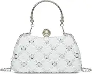 [Omatta] Evening Bag Floral Clutch for Women Wedding Purse Bridal Handbags Clutch Elegant