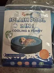 Kywell Splash Pool 2 In 1 Cooling & Funny, Portable, Stable, Non Slip, Foldable