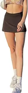 [UTELKA] Y2K Skirt Pastel Goth High Waist Micro Skirt Punk Style E-Girl Patchwork A-Line Black Skorts Cute Y2K Short Bottoms Skirts