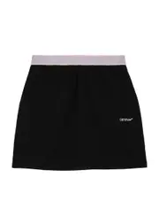 Off-white Kids Bookish Logo-print Cotton Skirt (12-14 Years) - Black 12YR (12 years)