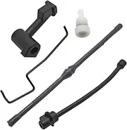 Fuel Oil Hose Vent Oil Pump Pipe Throttle Rod Kit for Chinese 4500 5200 5800 45cc 52cc 58cc Chainsaw Gas Saws Replacement