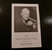 Dwight D Eisenhower Presidential Library Brochure 1960's MINT CONDITION