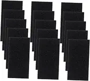 HEALSOPTHY 30 Sets Household Rug Tapes of Adhesive Hook and Loop Strips Strong Adhesive for Carpet Fixing Removable and No Residue for Various Surfaces