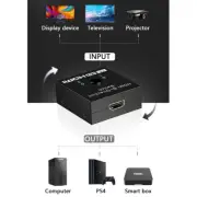 HDMI HDCP 4K Bi Direction Splitter 3D 2.0 Switch Switcher 2 in 1 In Out Hub UHD