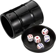 UPKOCH 1 Set Can Shaped Dice Cups with Dice Comfortable for Games Easy to Clean Props for Parties and Entertainment