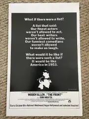 Woody Allen the front zero Mostel Poster 11 x 17 (147)