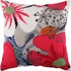 DIY Needlepoint/Tapestry Pillow Kit "Flowerish Mood" 16x16 in / 40x40 cm