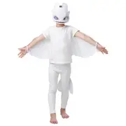 Light Fury Dragon Glow In The Dark Kids/Children Costumes Accessory Set White