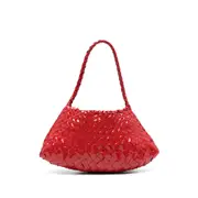 [Dragon Diffusion] Dragon Diffusion Rosanna Woven-leather Shoulder Bag ONE SIZE RED