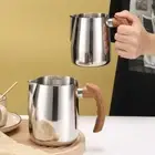 304 Stainless Steel Latte Art Cup With Scale Coffee Kettle Mocha
