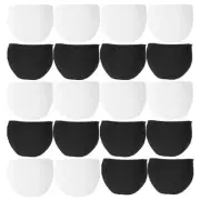 20 Pair Set-in Shoulder Pads Breathable Sponge Pads Shoulder Enhancer for Wom...