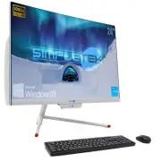 Aio All IN One I3 24 " Full HD Win 11 RAM 16gb SSD 480gb PC Computer Fixed