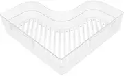 BEBEMOKO Wall Hanging Shelf Corner Rack Adhesive Mount Bathroom Storage Easy Installation