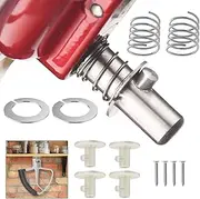 Quick Install Spring and Washer for Kitchen-Aid Tilt-head & Bowl-lift Mixers 3.5 Quarts to 7 Quarts (2 pack), W/ 4 Set of Stand Mixer Attachment Holders