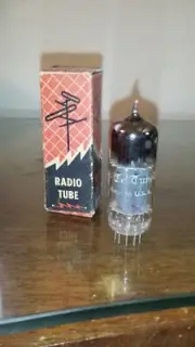 Tested NOS NIB SYLVANIA RAD-TEL TUBE Co. 12BH7A GREY Plate D GETTER Tube TV-7