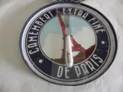 Eiffel Tower Cheese Plate with Knife Ceramic Davis & Waddell Paris Mint in Box