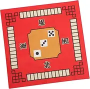 QUMIIRITY Mahjong Mat Non Skid Microfiber Table Cover for Mahjong Poker Board Games Noise Reducing Design for Home Desktops and Game Nights Practical