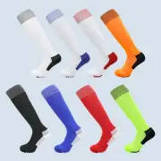 Soccer Shin Guard Socks with Elastic Fabric and Breathable Mesh Design