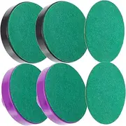Totority 1set Air Hockey Table Accessories Paddles Felt Pucks for Smooth for Game Rooms Parties Fairs Shipping Supplies Included