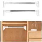 Telescopic Clothes Rail, Adjustable Stainless Steel Clothes Rail, Coat Hanger,